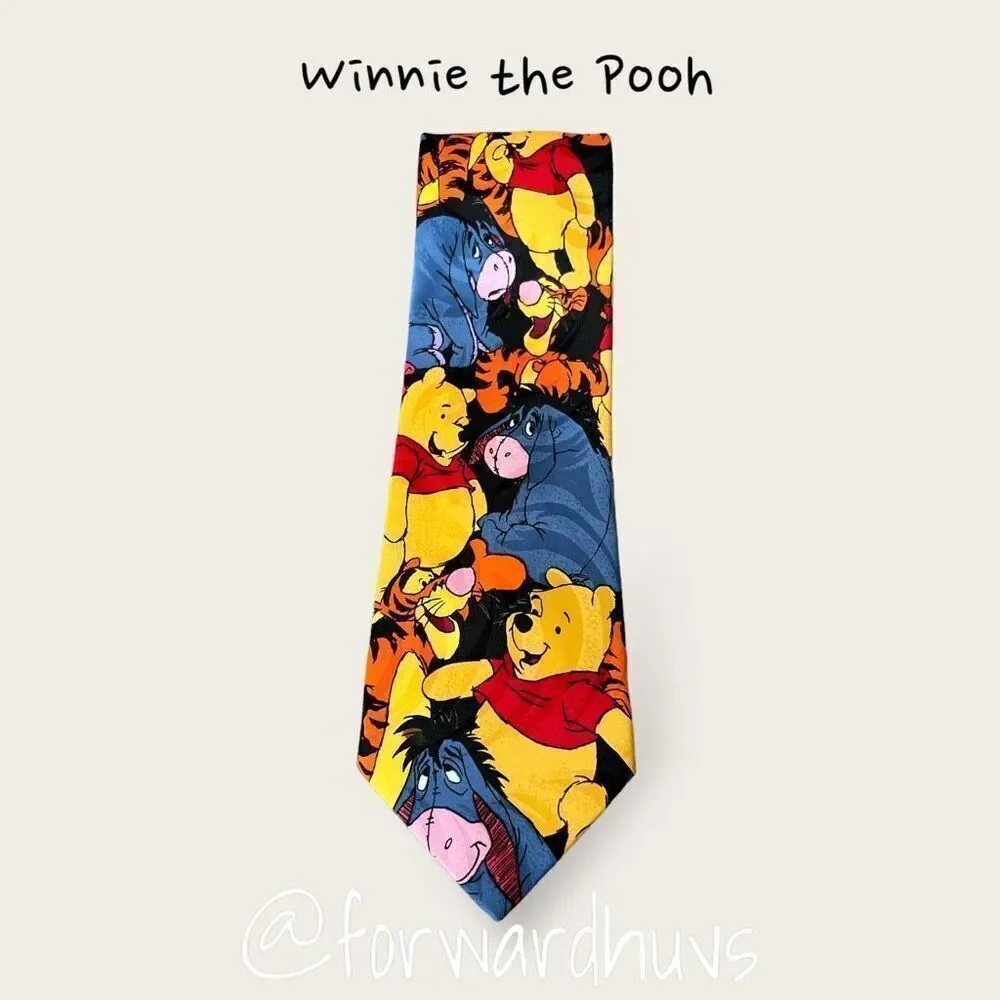 Disney Winnie The Pooh Necktie | Pooh Character Neck Tie